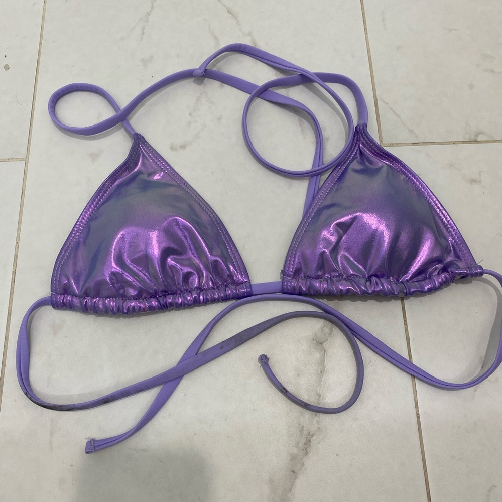 Vibrant Purple Bikini Top